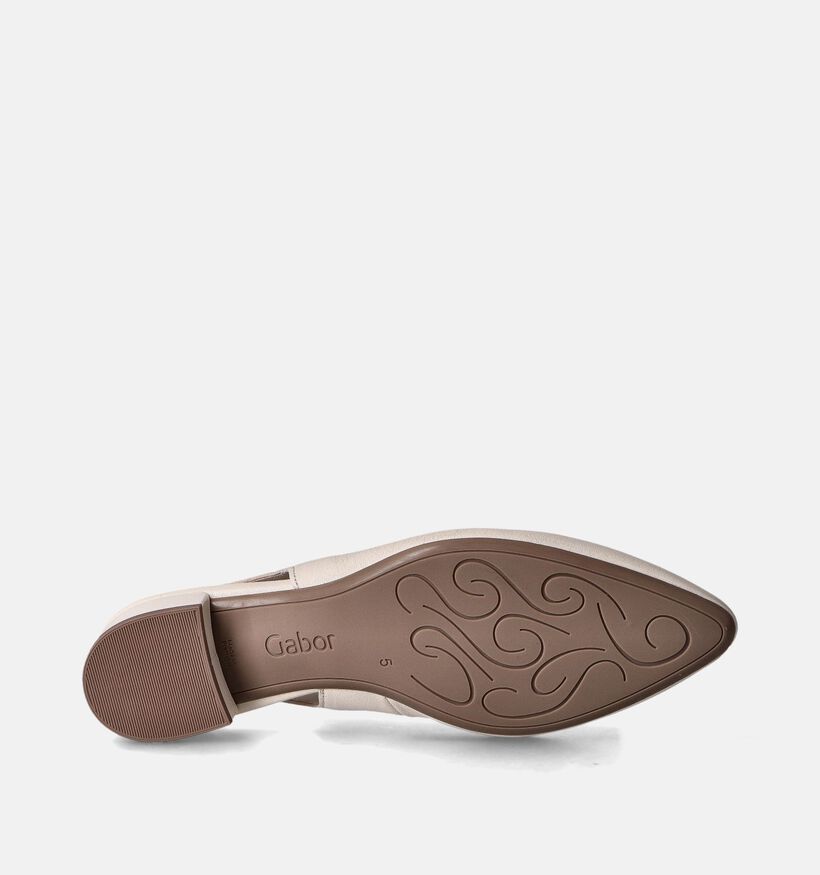 Gabor Ecru Slingback pumps voor dames (355014)