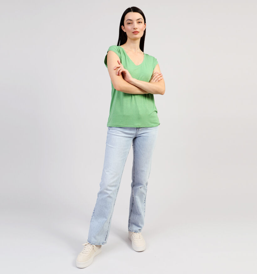 Pieces Billo Groen T-shirt voor dames (351135)