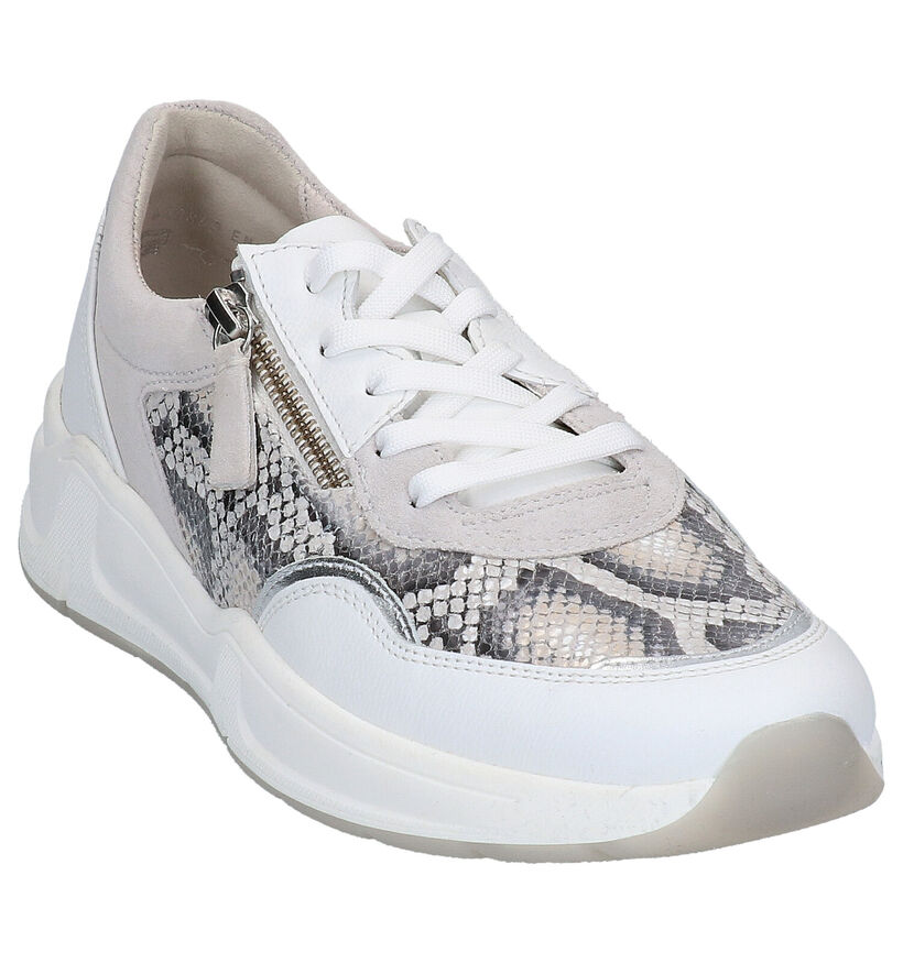 OptiFit Chaussures à lacets en Blanc en cuir (271543)