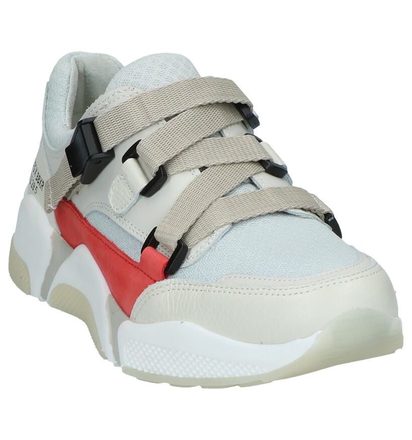 Ecru Lage Schoenen Bullboxer in stof (248691)