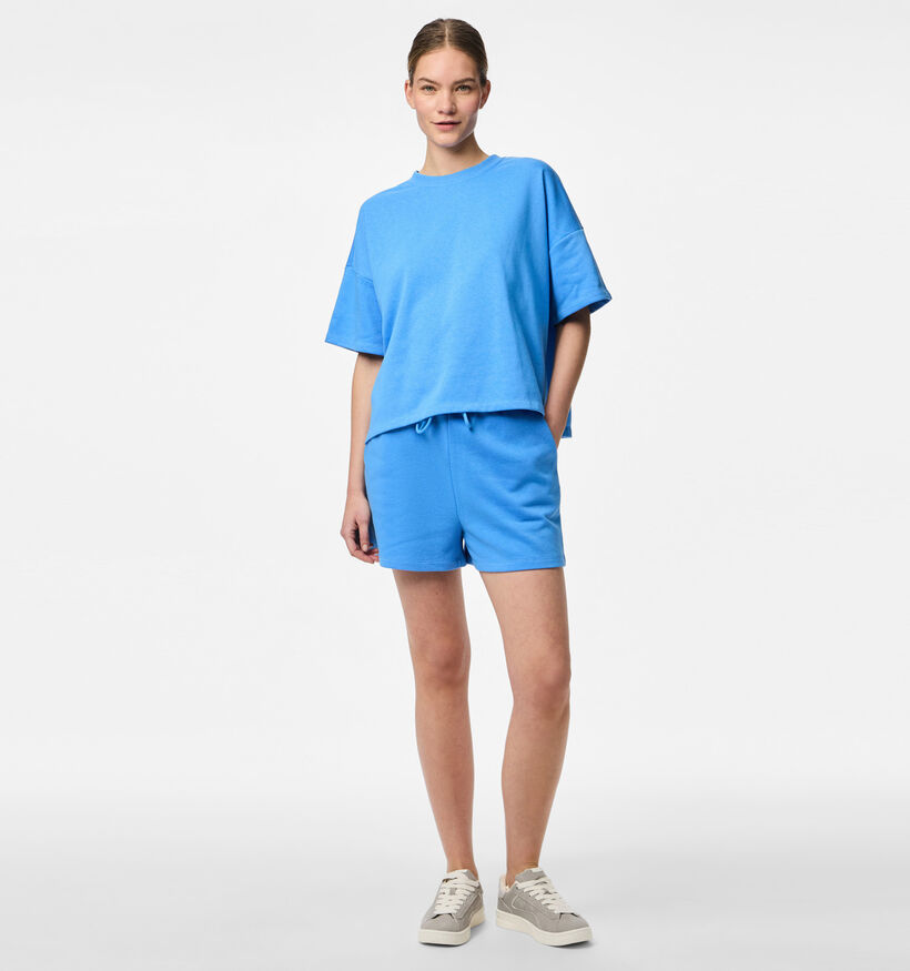Pieces Chilli Short en Bleu pour femmes (351149)