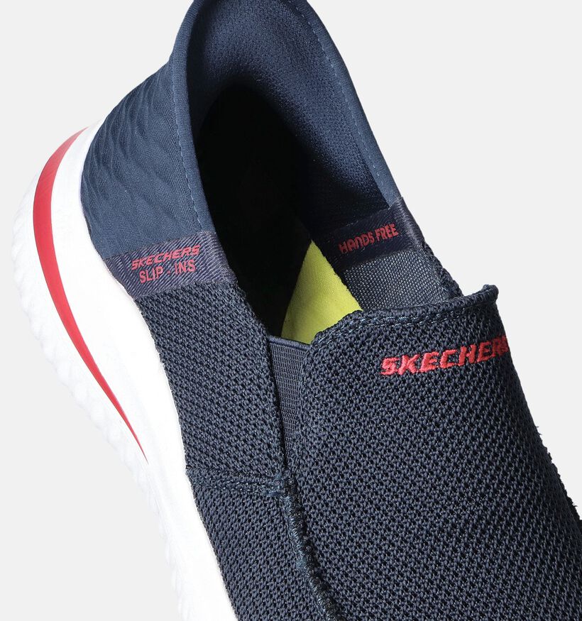 Skechers Delson 3.0 Carbrino Blauwe Slip-ins voor heren (351874)