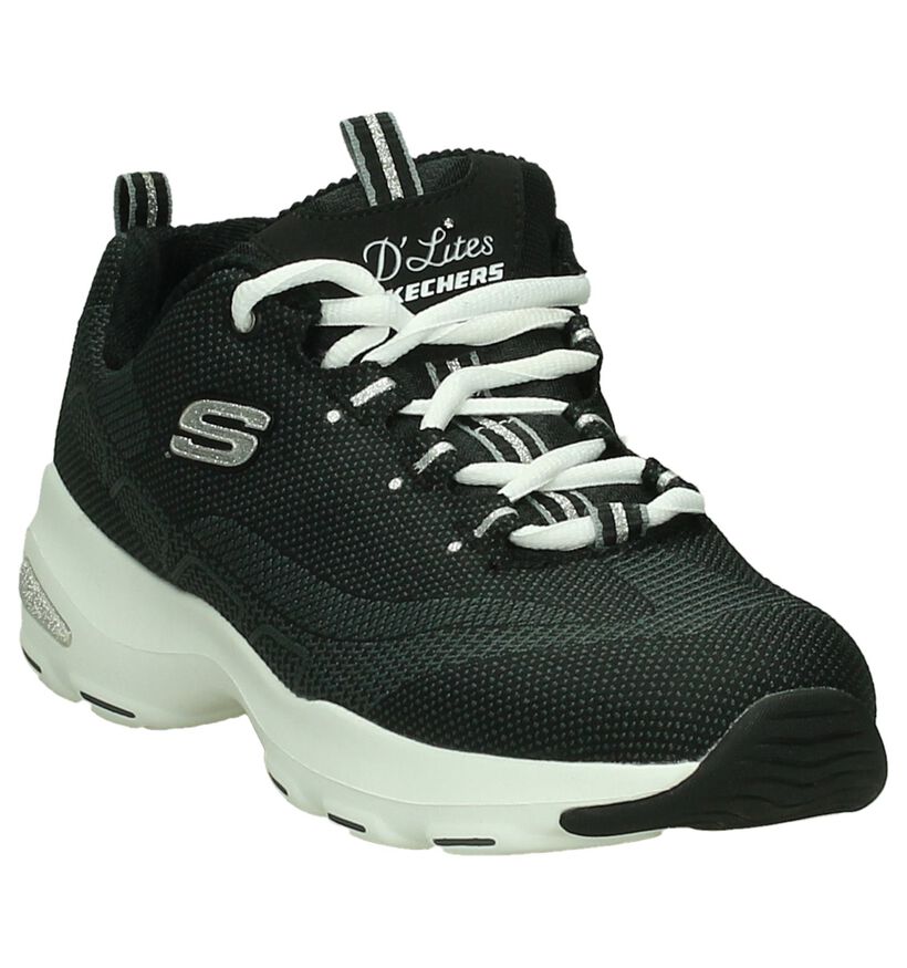 Skechers D'Lite Ultra Runner Sneakers Zwart, , pdp