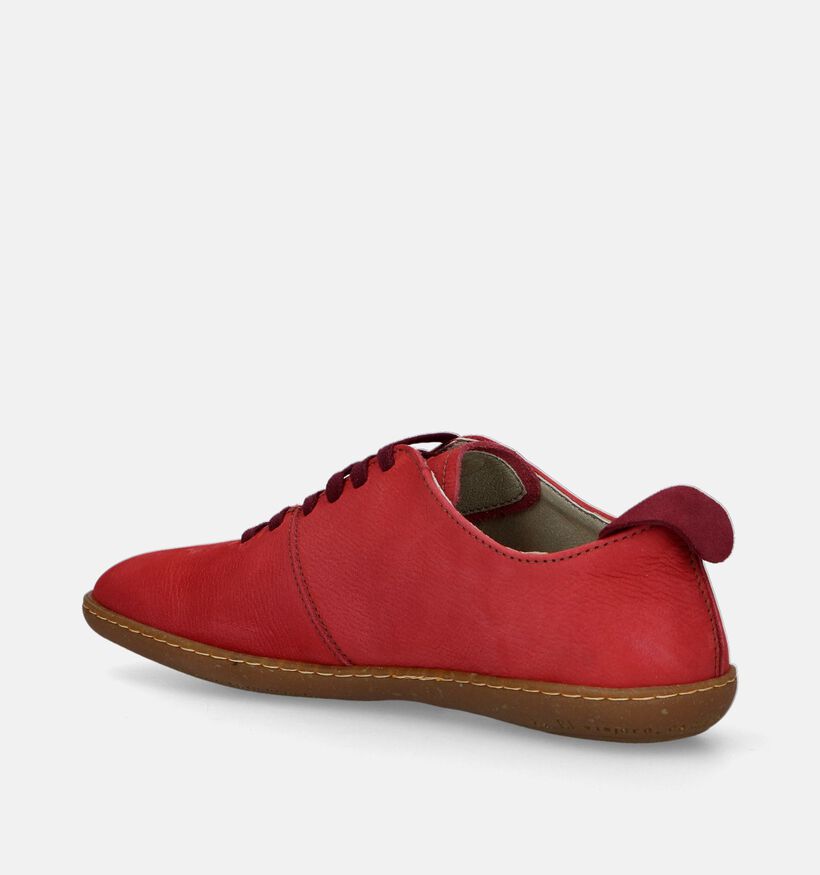 El Naturalista El Viajero Chaussures à lacets en Rouge pour femmes (339441) - pour semelles orthopédiques