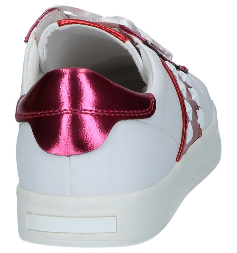 Witte Sneaker met Sterren Youh! By Torfs voor dames (238101) - geschikt voor steunzolen