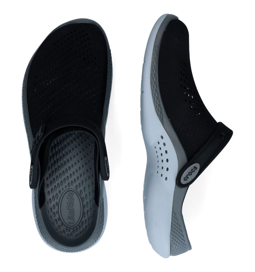 Crocs Literide Zwarte Slippers in kunststof (307652)