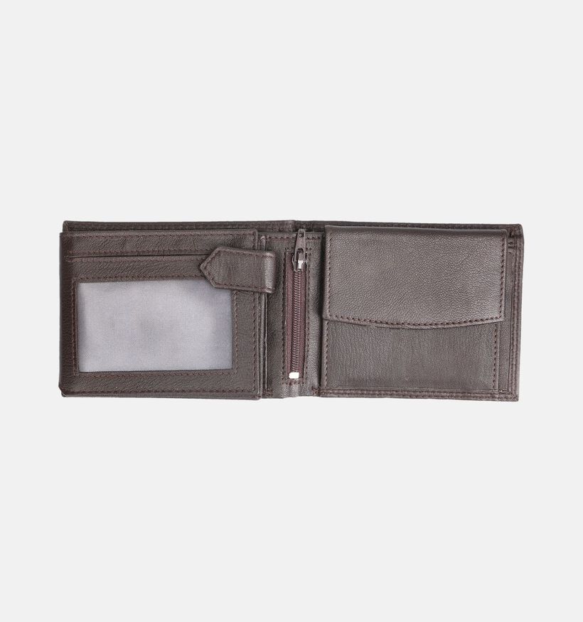 Cloverfield Portefeuille en Brun fonc&eacute; pour hommes (381779)