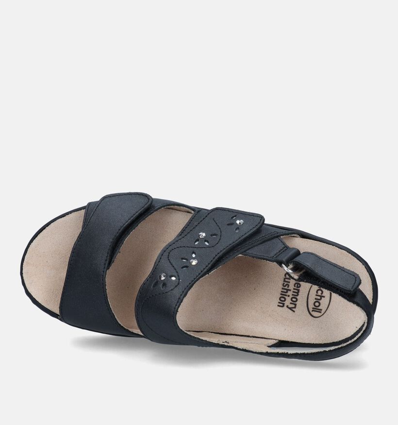 Scholl Porzia Zwarte Sandalen voor dames (336792) - geschikt voor steunzolen