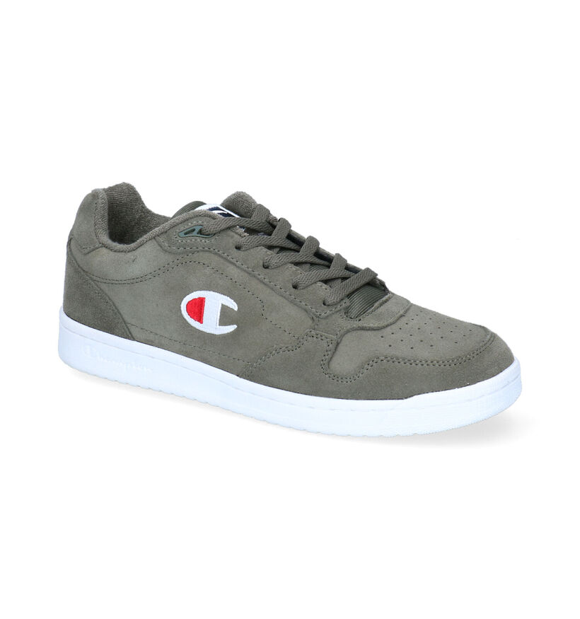 Champion New York Baskets en Vert kaki en daim (294589)