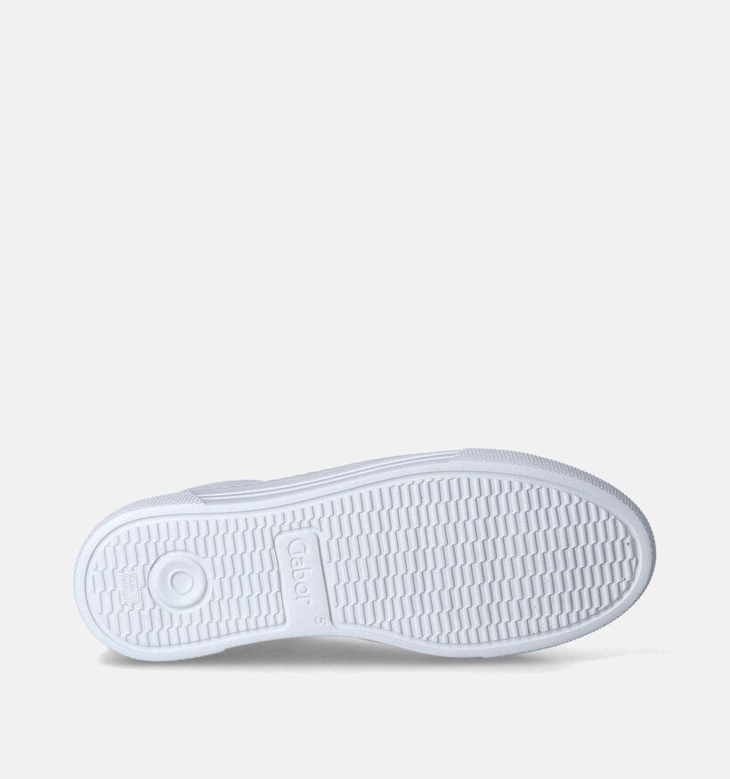Gabor OptiFit Witte Veterschoenen voor dames (352095) - geschikt voor steunzolen