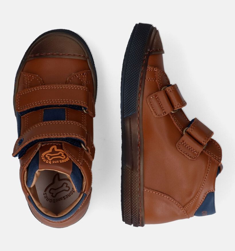 Stones and Bones Rento Cognac Velcroschoenen voor jongens (314276)