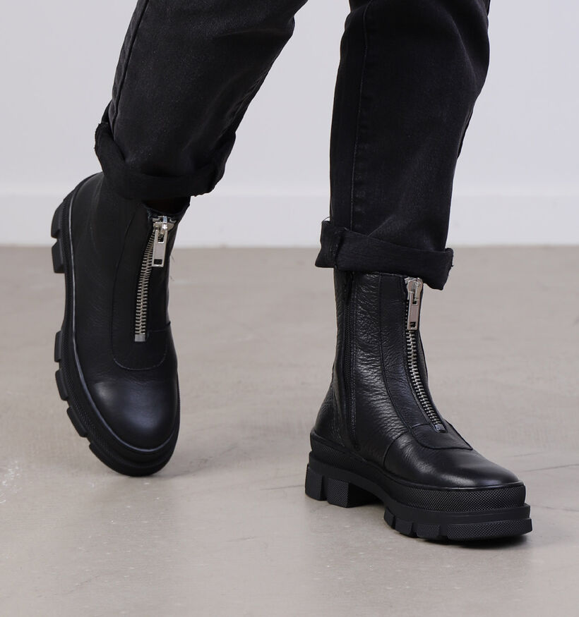 Tango Romy Welt Zwarte Boots voor dames (299276) - geschikt voor steunzolen