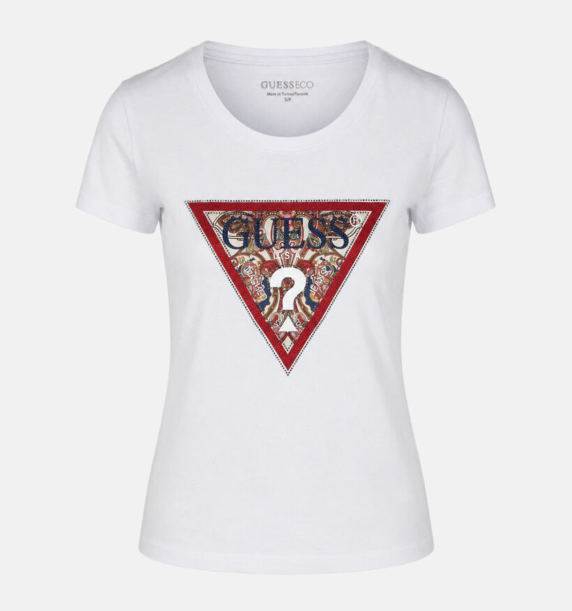 Guess T-shirt en Blanc pour femmes (375882)