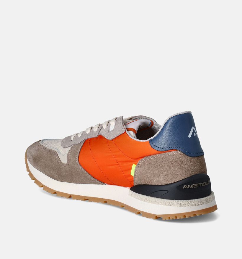 Ambitious Crosby Kaki Veterschoenen voor heren (356163) - geschikt voor steunzolen