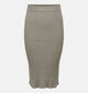 ONLY Carmakoma Fia Beige Gebreide rok voor dames (348435)