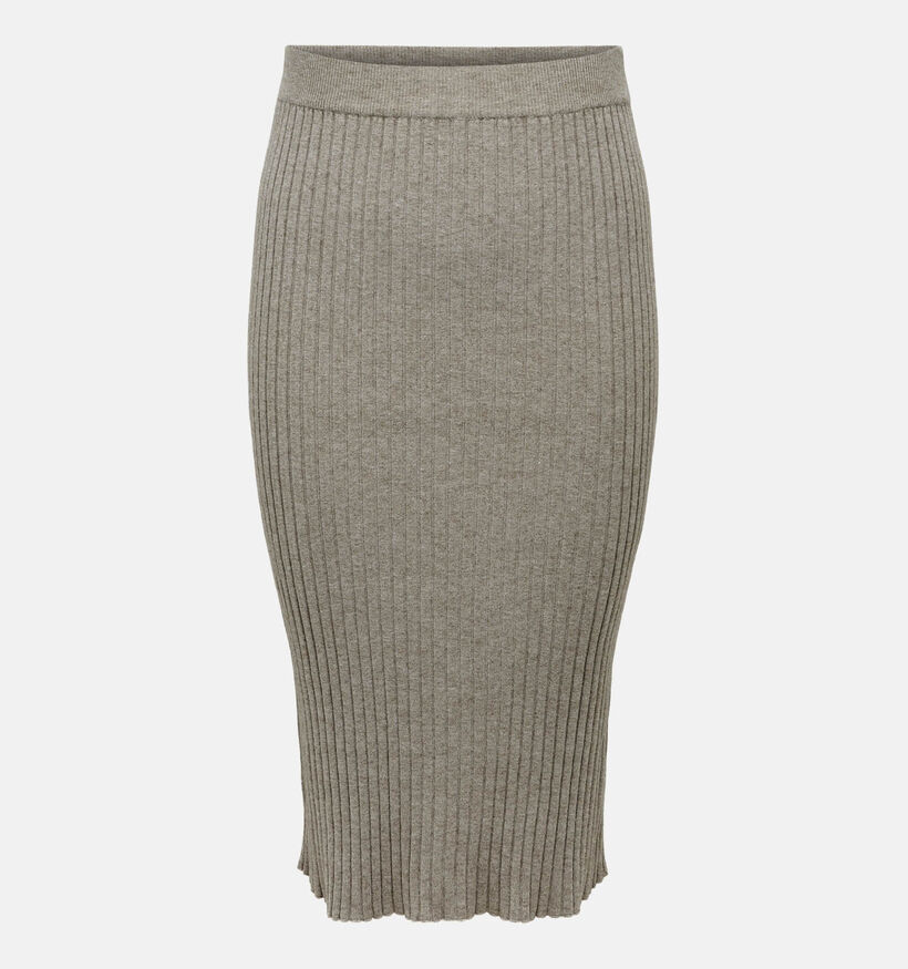 ONLY Carmakoma Fia Beige Gebreide rok voor dames (348435)