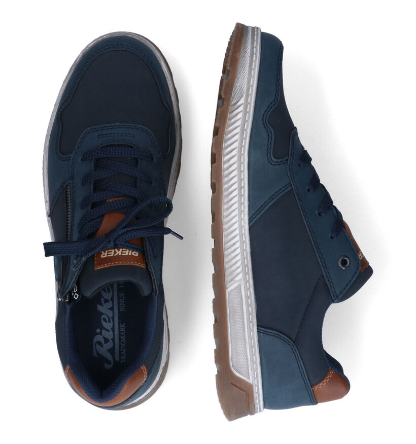 Rieker Blauwe Veterschoenen voor heren (344396)