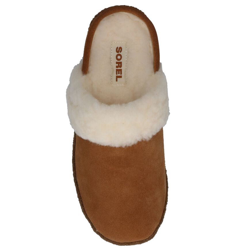 Sorel Nakiska Slide Pantoffels Natures in daim (231094)