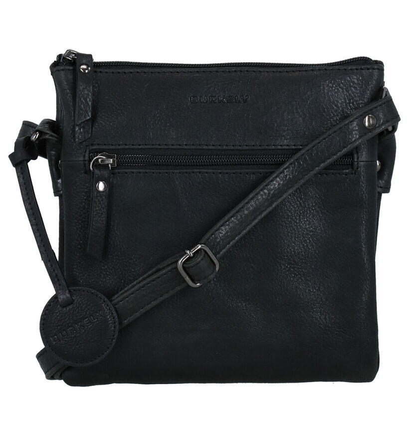 Burkely Ranger Zwarte Crossbody Tas in leer (276269)