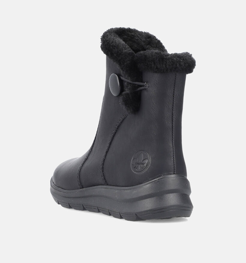 Rieker Bottines à talons en Noir pour femmes (347422) - pour semelles orthopédiques
