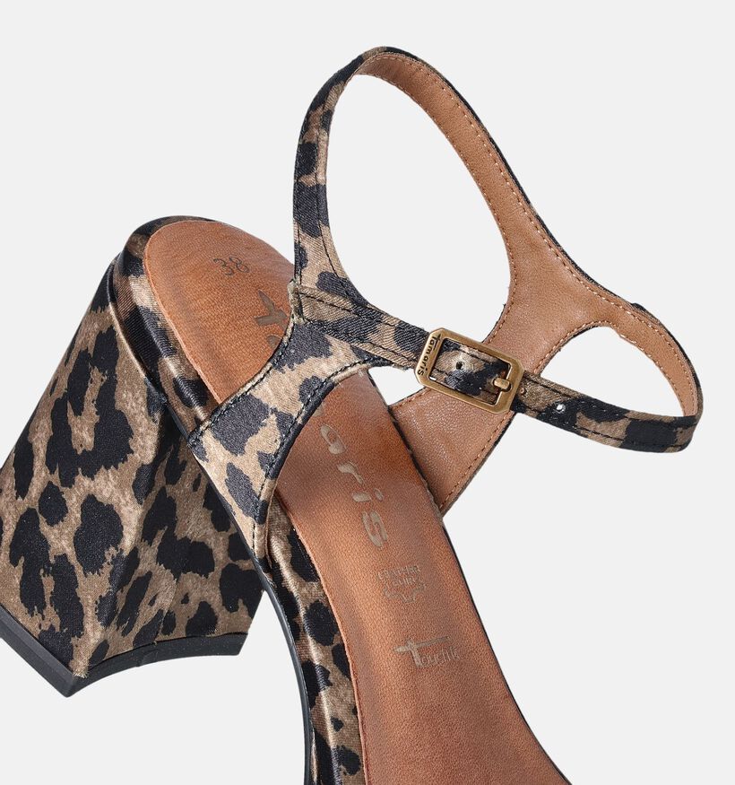 Tamaris Bruine Sandalen met blokhak voor dames (354390)
