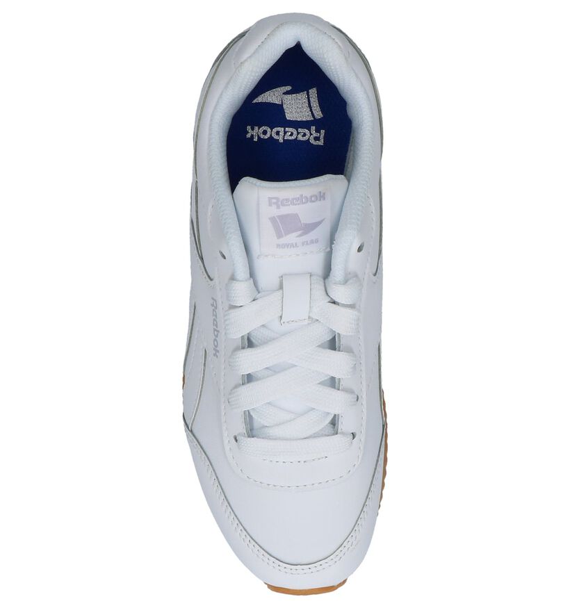 Witte Lage Sportieve Sneakers Reebok Royal CL Jog, , pdp