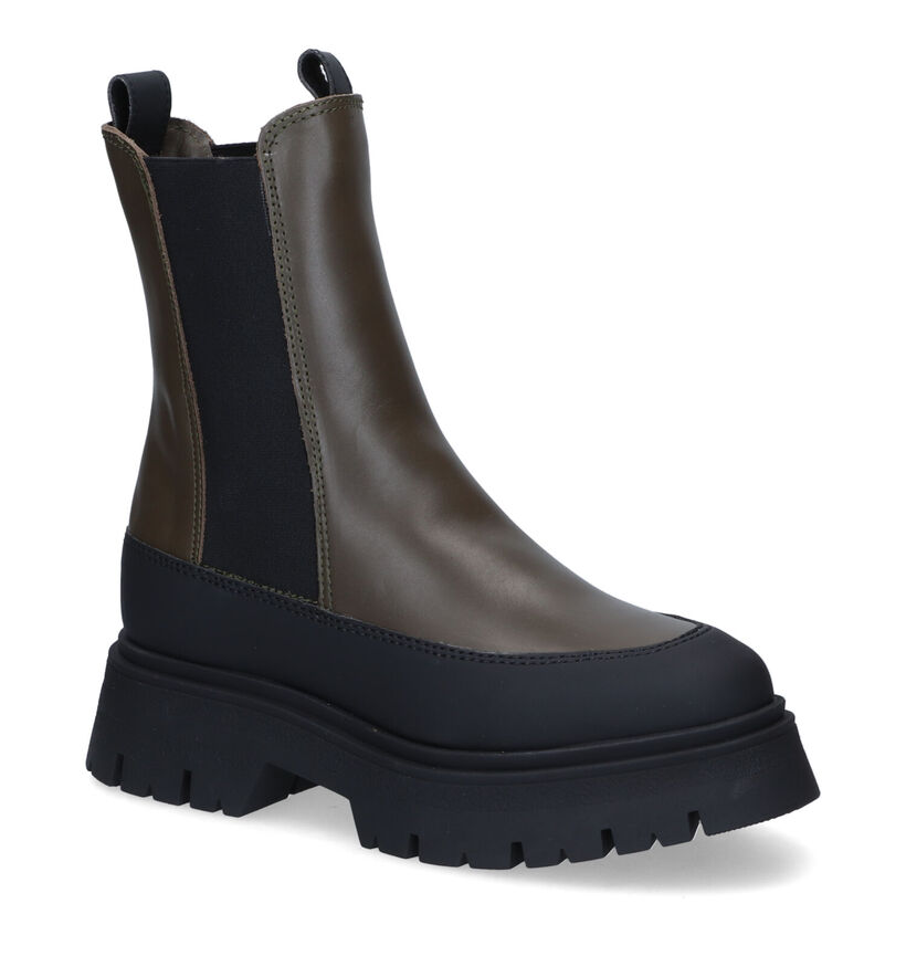 Tamaris Touch It Kaki Chelsea Boots voor dames (315460)