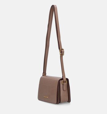 Laurent David Crossbody tassen Taupe