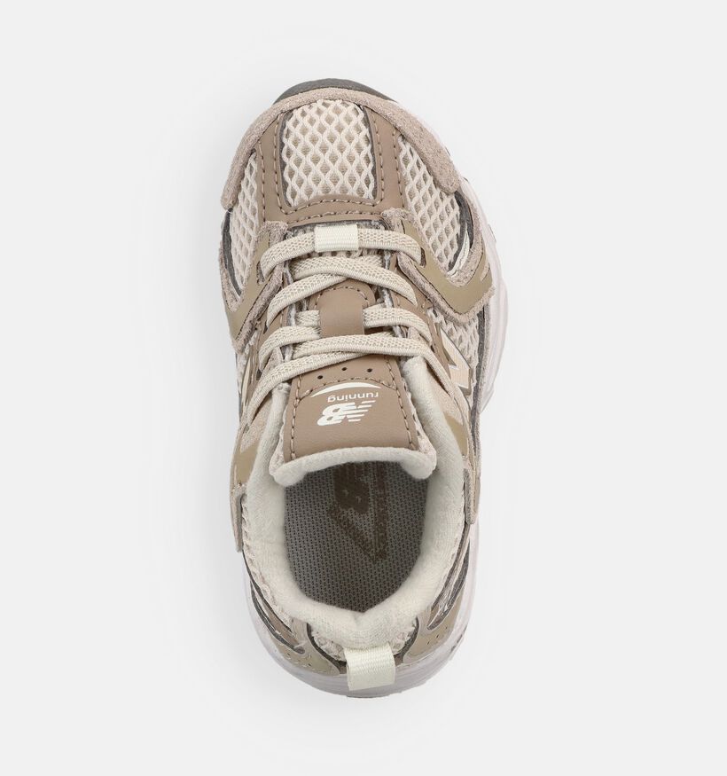 New Balance 530 Baskets basses en Marron pour filles (374093) - pour semelles orthop&eacute;diques