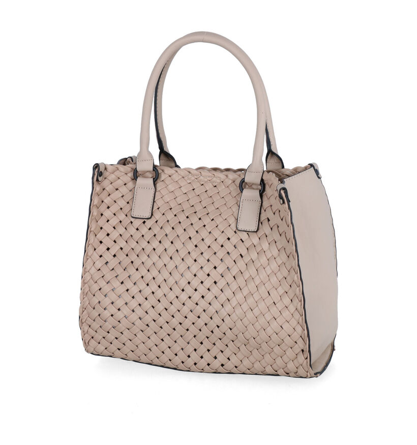 Emily & Noah Francis Beige Handtas in kunstleer (299598)