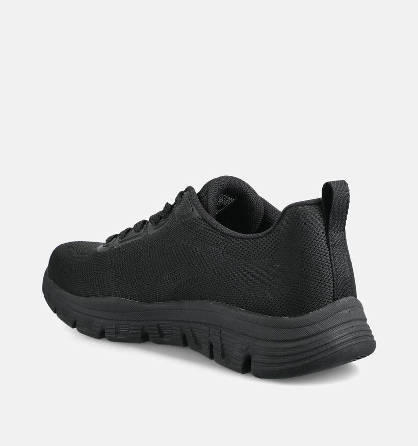 Skechers Bobs B Lite Baskets en Noir pour hommes (375656)