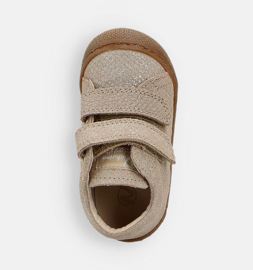 Naturino Cocoon VL Lizard Gouden Babyschoentjes voor meisjes (380143) - geschikt voor steunzolen
