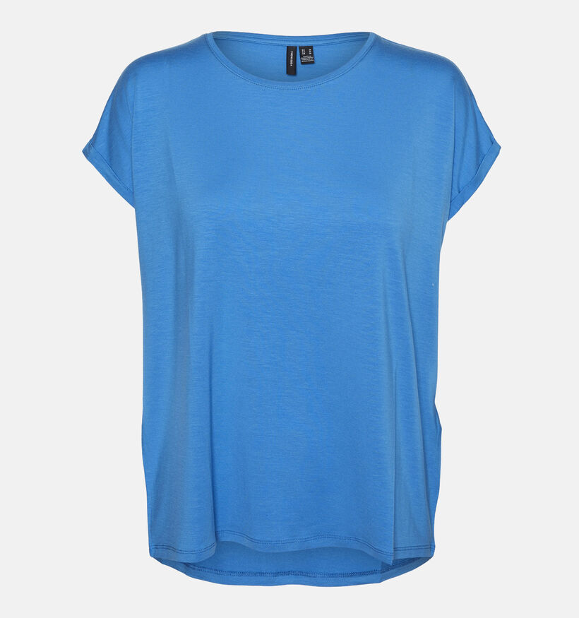 Vero Moda Ava T-shirt basic en Bleu pour femmes (337265)