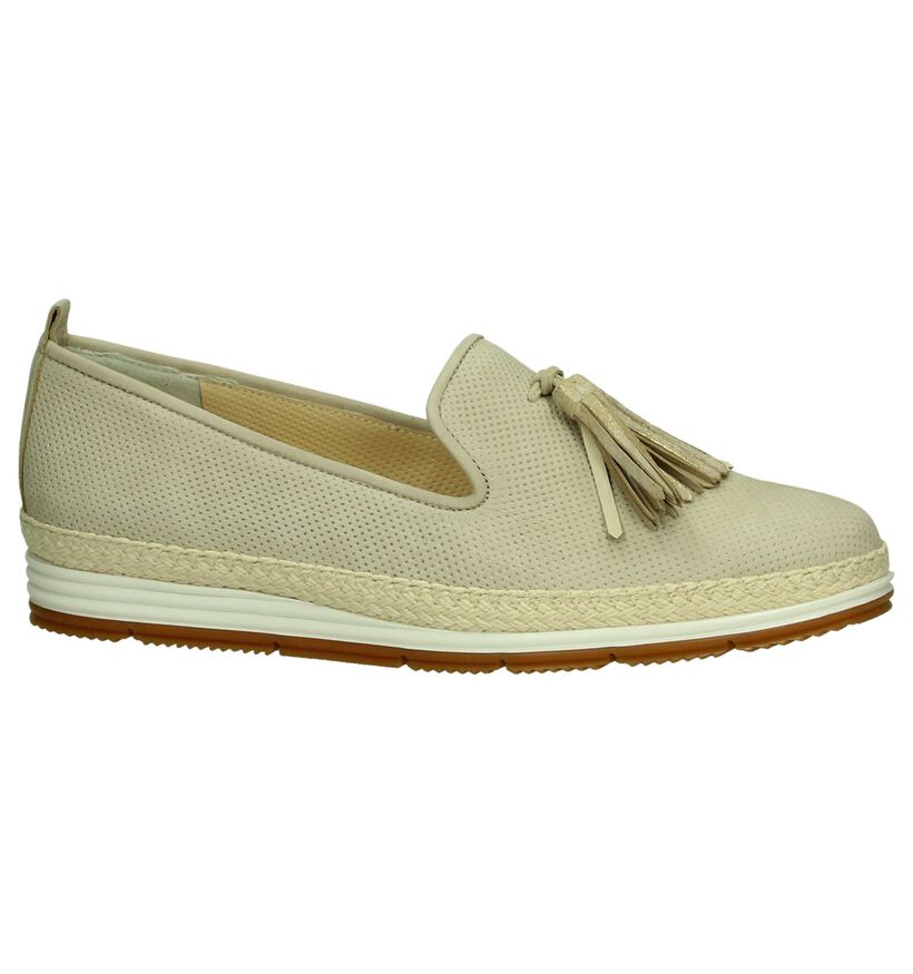 Paul Green Beige Loafer met Flosjes, , pdp