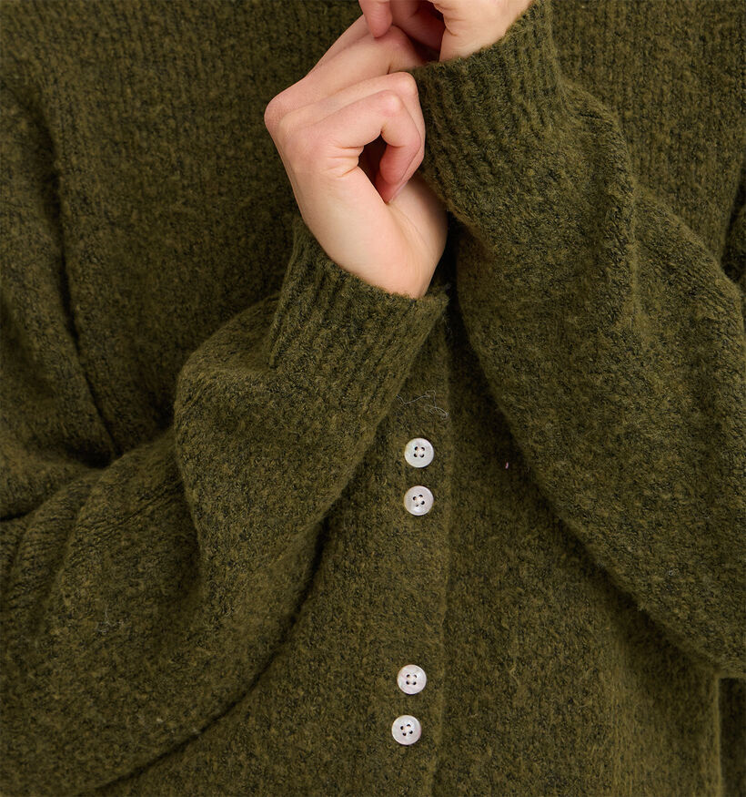 Fransa Bela Gilet en Vert fonc&eacute; pour femmes (379935)
