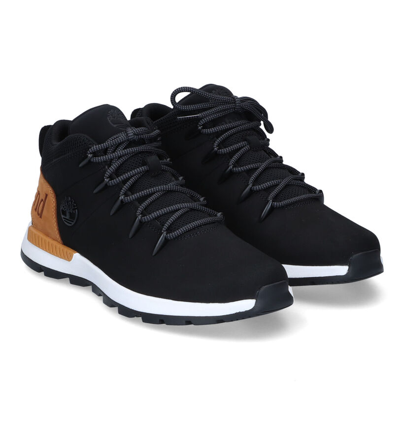 Timberland Sprint Trekker Mid Zwarte Bottines voor heren (345037) - geschikt voor steunzolen