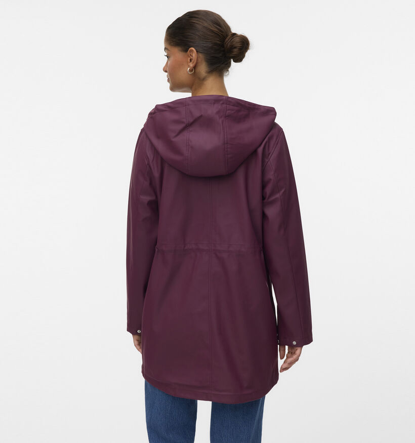 Vero Moda Malou Manteau long en Bordeaux pour femmes (377621)