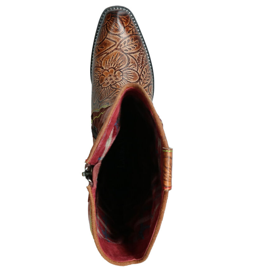 Laura Vita Cognac Laarzen in leer (261501)