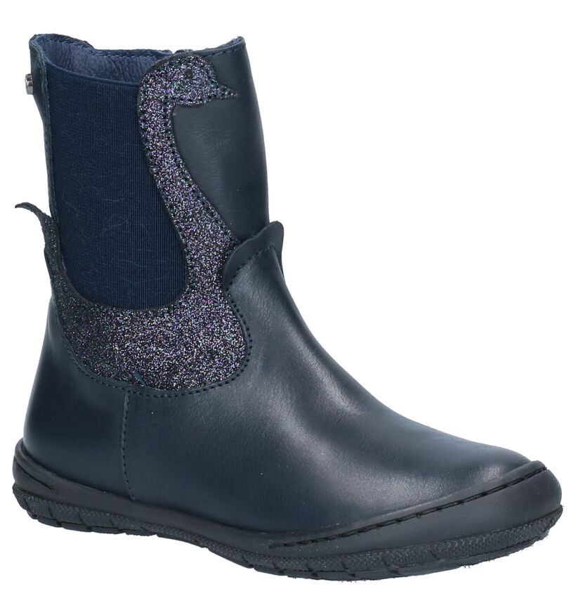 STONES and BONES Swana Bottes en Bleu en cuir (255532)