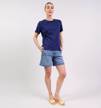 JDY T-shirts Blanc/Bleu