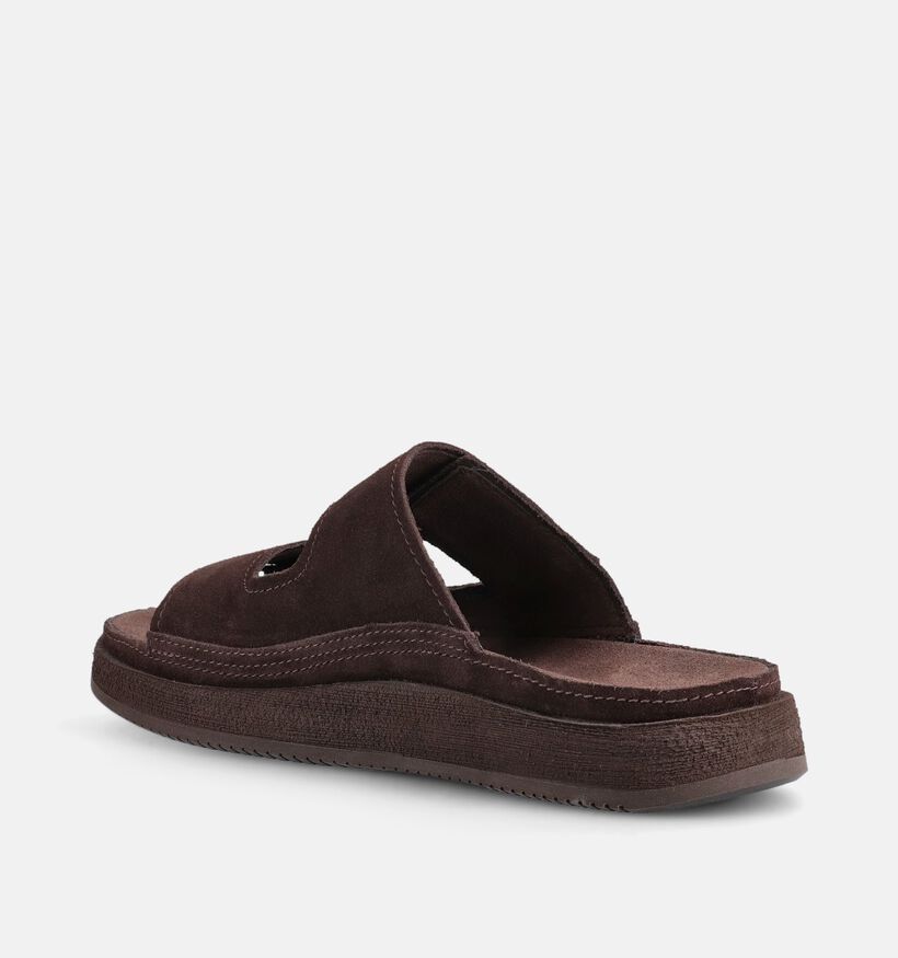 Timberland Casco Cove Nu-pieds en Brun fonc&eacute; pour hommes (369227)