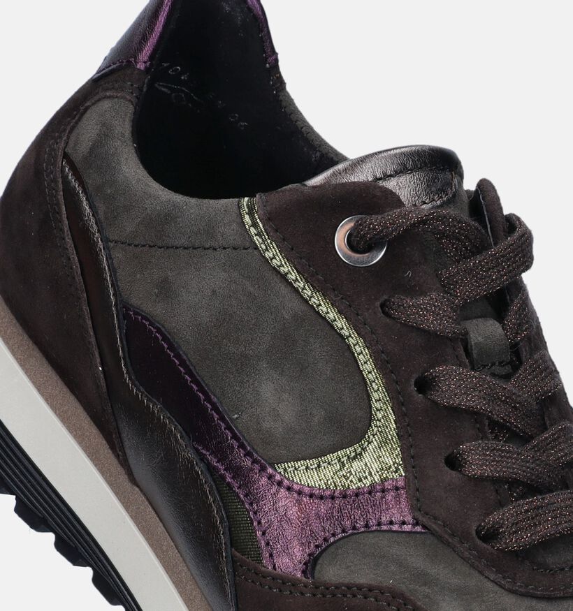 Gabor OptiFit Bruine Sneakers voor dames (344797) - geschikt voor steunzolen