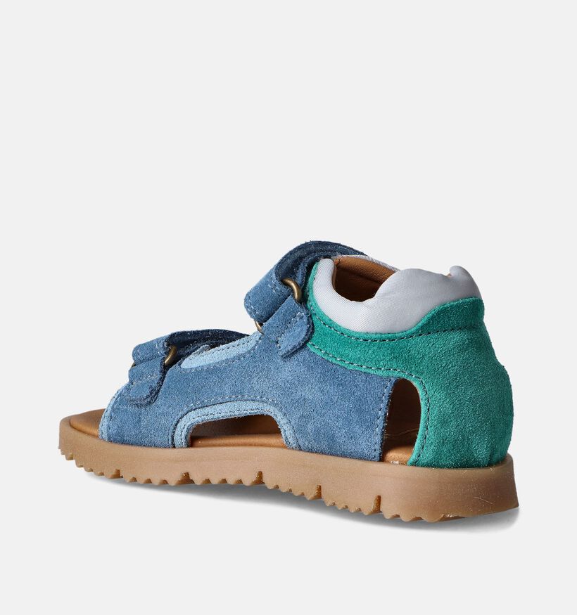 STONES and BONES Lint Blauwe Babysandalen voor jongens (352728)