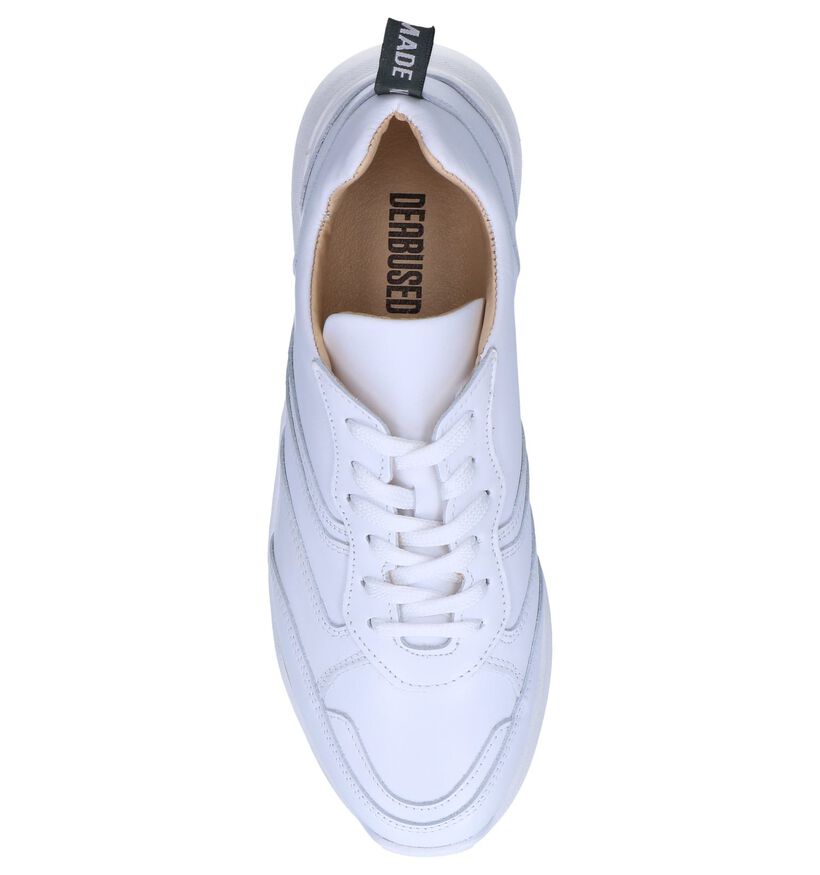 Witte Sneakers Deabused in leer (263733)