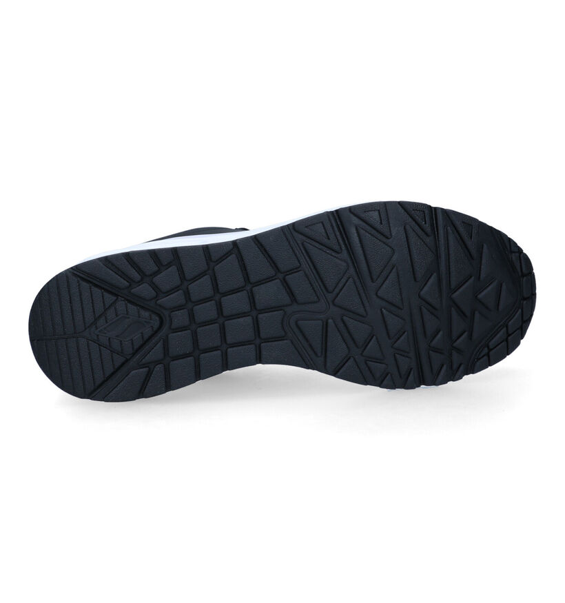 Skechers Uno Timeline Baskets en Noir en simili cuir (322938)