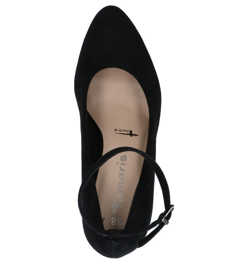 Tamaris Touch It Zwarte Pumps in stof (280781)