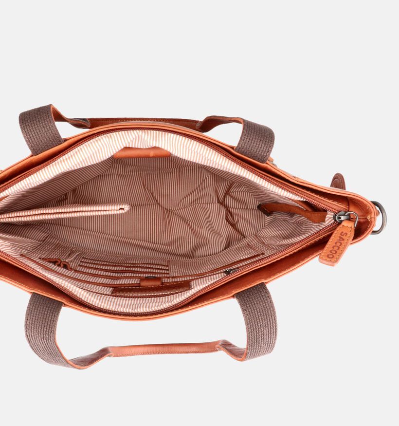 Saccoo Compras Sac &agrave; bandouli&egrave;re en Cognac pour femmes (381766)