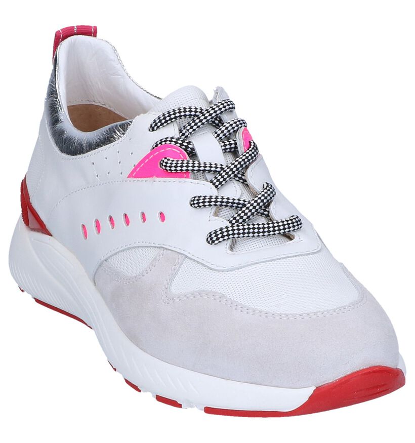 Witte Geklede Sneakers Maripé voor dames (248835) - geschikt voor steunzolen