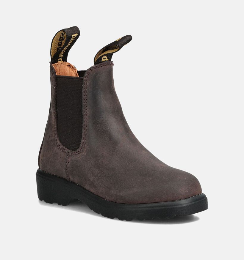 Bisgaard Donkerbruine Boots Chelsea voor jongens, meisjes (379199) - geschikt voor steunzolen