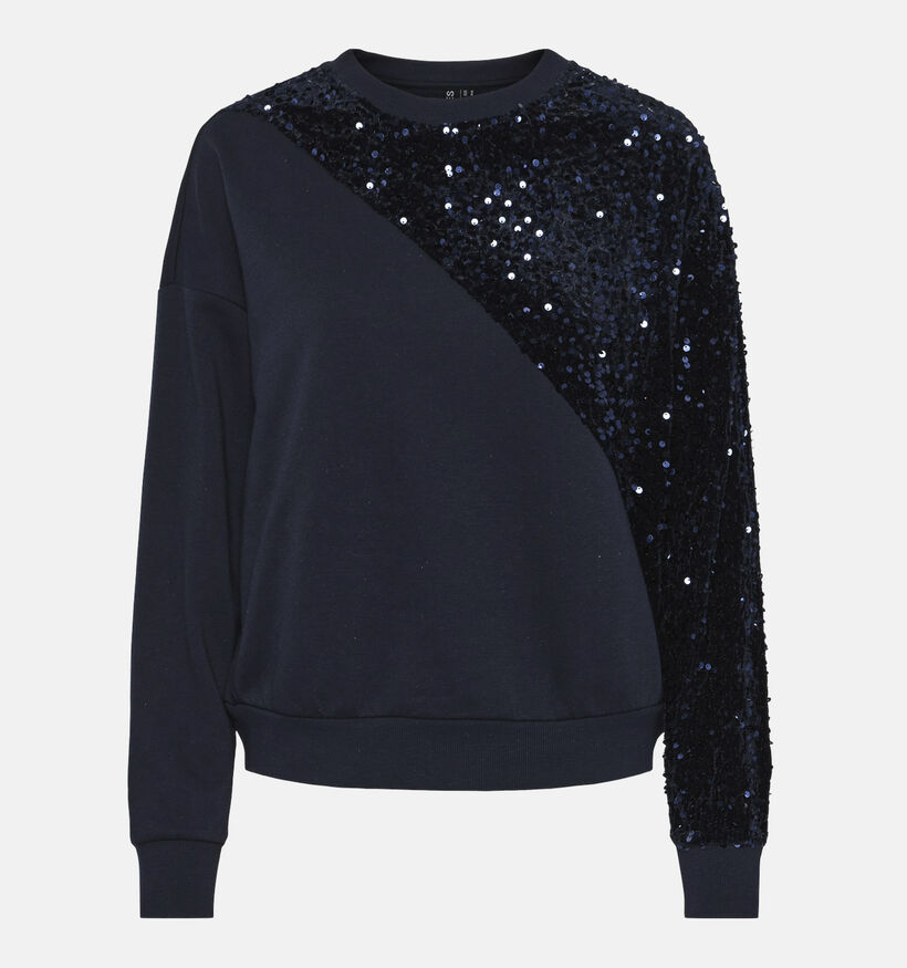 Pieces Nancy Sweatshirt en Bleu pour femmes (348371)